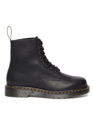 Dr. Martens Skórzane botki w kolorze czarnym rozmiar: 37. Czarne botki Dr Martens, bez wzorów, bez obcasa, bez zapięcia. Za 567.00 zł.