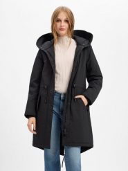 Wellensteyn Funkcjonalny płaszcz Kobiety Sztuczne włókno czarny, L. Czarne płaszcze Wellensteyn, l, bez wzorów, z włókna, bez kaptura. Za 1,249.95 zł.