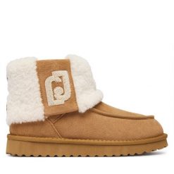 Śniegowce Liu Jo. Brązowe śniegowce Liu Jo, bez wzorów, bez zapięcia. Za 654.99 zł.