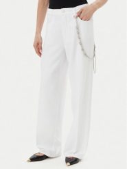 PINKO Jeansy 104601 A2DO Biały Relaxed Fit. Białe jeansy Pinko, bez wzorów, z bawełny. Za 869.99 zł.