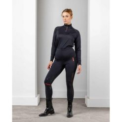 Damskie legginsy jeździeckie o średniej przyczepności eaSt Reggings® R1. Czarne legginsy EAST, bez wzorów, z elastanu. Za 554.75 zł.
