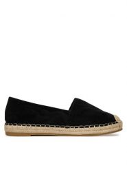 JENNY Espadryle WSS990-249 Czarny. Czarne espadryle Jenny, bez wzorów, z materiału, bez obcasa. Za 99.99 zł.