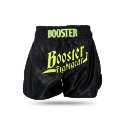 Szorty bokserskie Booster Fight Gear TBT Thunder. Czarne szorty BOOSTER FIGHT GEAR, bez wzorów, sportowe. Za 293.00 zł.