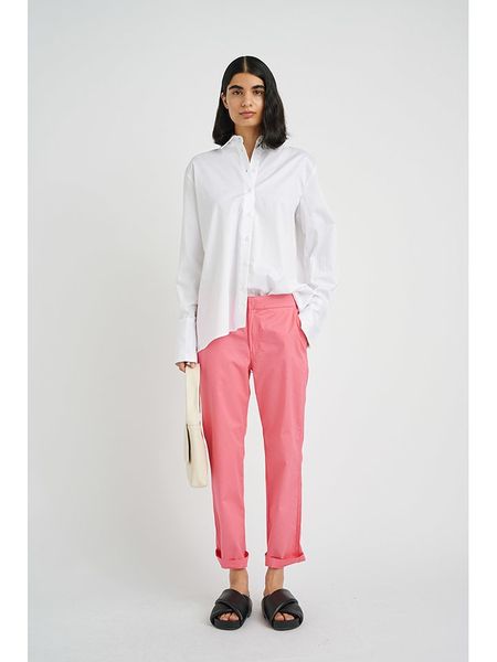 InWear Spodnie w kolorze różowym rozmiar: 38. Różowe spodnie materiałowe InWear, bez wzorów, z materiału. Za 136.45 zł.