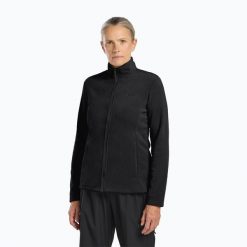 Bluza polarowa damska Jack Wolfskin Taunus Fz. Czarne bluzy bez kaptura Jack Wolfskin, xs, bez wzorów, z materiału, bez kaptura, narciarskie. Za 239.99 zł.