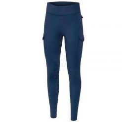 Legginsy jeździeckie damskie EQUESTRIAN QUEEN Greenwich 24SS z pełnym lejem. Niebieskie legginsy EQUESTRIAN QUEEN, z aplikacjami, z materiału. Za 290.99 zł.