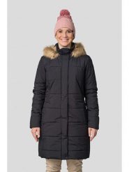 Hannah Płaszcz zimowy "Gema" w kolorze antracytowym rozmiar: 36. Czarne płaszcze Hannah, na zimę, bez wzorów, z puchu, bez kaptura. Za 513.99 zł.