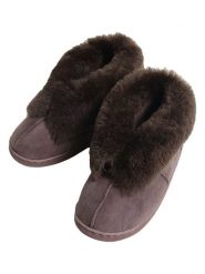 Kaiser Naturfellprodukte H&L Kapcie wełniane "Anna" w kolorze brązowym rozmiar: 38. Brązowe kapcie Kaiser Naturfellprodukte H&L, bez wzorów, z wełny. Za 236.95 zł.