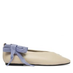 Baleriny Tommy Jeans. Baleriny Tommy Jeans, bez wzorów, z jeansu, bez obcasa, bez zapięcia. Za 449.99 zł.