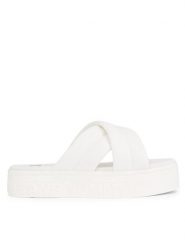 Tommy Jeans Klapki Tjw Lettering Flatform Sandal EN0EN02465 Écru. Klapki Tommy Jeans, bez wzorów, z jeansu, bez obcasa, bez zapięcia. Za 229.99 zł.