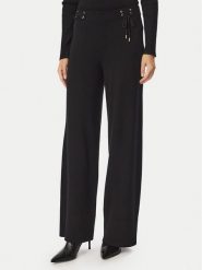Liu Jo Sport Spodnie dzianinowe TF6084 MS63L Czarny Regular Fit. Czarne spodnie materiałowe Liu Jo Sport, bez wzorów, z dzianiny. Za 649.99 zł.