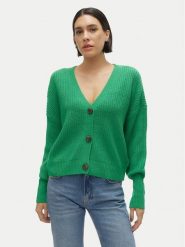 Vero Moda Kardigan Lea 10249632 Zielony Regular Fit. Zielone swetry Vero Moda, s, bez wzorów, z syntetyku, bez ramiączek. Za 109.99 zł.