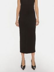 ViCOLO Spódnica ołówkowa TB0030 Czarny Slim Fit. Czarne spódnice ViCOLO, s, bez wzorów, z bawełny, ołówkowe. Za 249.99 zł.
