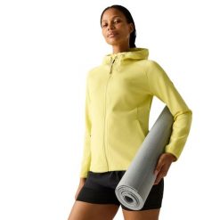 Bluza Polarowa Damska Nayna. Żółte bluzy z polaru Regatta, bez wzorów, z polaru, trekkingowe. Za 212.99 zł.