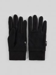 4F Rękawiczki polarowe Touch Screen uniseks - czarne S. Czarne rękawiczki 4f, bez wzorów, z materiału. Za 59.99 zł.
