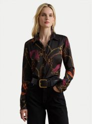 LAUREN RALPH LAUREN Koszula 200979917001 Czarny Straight Fit. Czarne koszule Lauren Ralph Lauren, m, bez wzorów, z syntetyku, bez kołnierzyka, bez ramiączek. Za 759.99 zł.