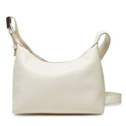 Torebka Calvin Klein. Białe listonoszki Calvin Klein, bez wzorów, bez dodatków. Za 289.99 zł.