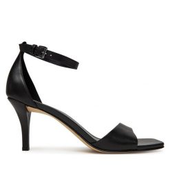 Sandały MICHAEL Michael Kors. Czarne sandały MICHAEL Michael Kors, bez wzorów, bez obcasa, na szpilce, bez zapięcia. Za 539.99 zł.
