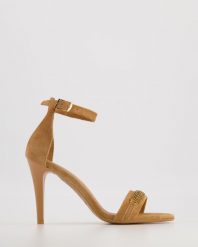 SANDAŁY NA SZPILCE 4044-3009 CAM CA. Sandały Venezia, bez wzorów, ze skóry, bez obcasa, na szpilce, bez zapięcia. Za 239.00 zł.