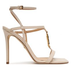 Sandały Elisabetta Franchi. Sandały Elisabetta Franchi, bez wzorów, bez obcasa, na szpilce, bez zapięcia. Za 3,369.00 zł.