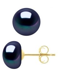 Pearl Addict Kolczyki-wkrętki z perłami tahiti rozmiar: onesize. Żółte kolczyki Pearl Addict, z perłą, złote. Za 250.35 zł.