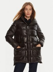 Serge Pariente Kurtka skórzana Warm Brązowy Regular Fit. Brązowe kurtki Serge Pariente, l, bez wzorów, ze skóry, bez kaptura. Za 1,609.99 zł.