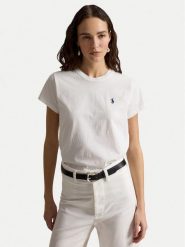 Polo Ralph Lauren T-Shirt 211B14605032 Biały Regular Fit. Białe t-shirty Polo Ralph Lauren, l, bez wzorów, bez kołnierzyka, bez ramiączek. Za 399.99 zł.