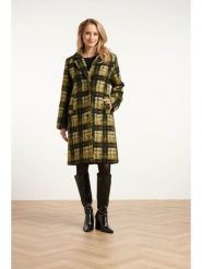 Smashed Lemon Płaszcz przejściowy w kolorze oliwkowo-czarnym rozmiar: XXL. Brązowe płaszcze Smashed Lemon, xxl, bez wzorów, bez kaptura. Za 252.99 zł.