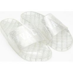 Transparentne klapki z brokatem - Wielobarwn. Klapki marki House. Za 49.99 zł.