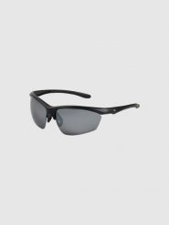 4F Okulary przeciwsłoneczne z multibarwną powłoką - czarne Uniwersalny. Czarne okulary przeciwsłoneczne 4f, bez wzorów. Za 149.99 zł.