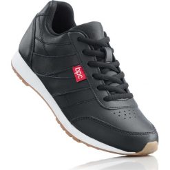 Sneakersy skórzane bonprix czarny. Buty sportowe lifestyle marki KALENJI. Za 109.99 zł.