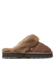 EMU Australia Kapcie Ornate W13131 Brązowy. Brązowe kapcie Emu Australia, bez wzorów, ze skóry. Za 439.99 zł.
