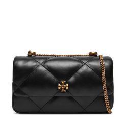 Torebka Tory Burch. Czarne kopertówki Tory Burch, bez wzorów, wizytowe, bez dodatków. Za 1,719.00 zł.