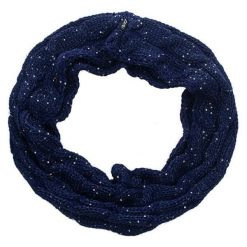 Capu Damski szalik 2818-H Blue. Niebieskie szaliki i kominy Capu, bez wzorów, z materiału. W wyprzedaży za 41.00 zł.