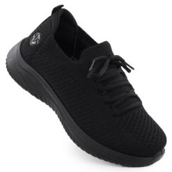 Buty sportowe damskie szare Vinceza 17366 czarne. Czarne buty treningowe bez wzorów, bez zapięcia. W wyprzedaży za 155.92 zł.