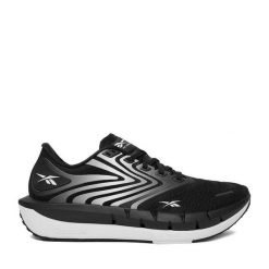 Buty do biegania Reebok. Czarne buty treningowe Reebok, bez wzorów, bez zapięcia, do biegania. Za 325.99 zł.