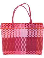 Overbeck and Friends Shopper bag "Gina" w kolorze czerwonym - 43 x 28 x 23 cm rozmiar: onesize. Czerwone shopper bag Overbeck and Friends, bez wzorów, z materiału, bez dodatków. Za 94.95 zł.