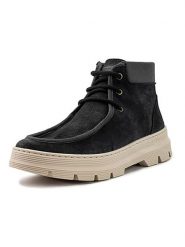 Natural world Skórzane botki w kolorze czarnym rozmiar: 40. Czarne botki Natural World, bez wzorów, bez obcasa, bez zapięcia. Za 162.49 zł.