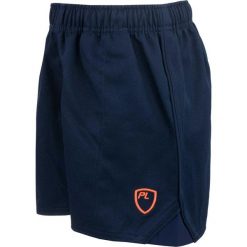 Szorty Rugby Dla Dzieci Navy 128-134 - Komfort i Trwałość. Niebieskie szorty POWERLAYER, bez wzorów, sportowe. Za 127.99 zł.