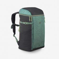 Lodówka-plecak 100 - 30 l. Zielone plecaki QUECHUA, bez wzorów, z materiału, bez dodatków. Za 149.99 zł.