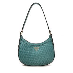 Torebka Guess. Niebieskie torebki klasyczne Guess, z aplikacjami, klasyczne, bez dodatków. Za 339.99 zł.