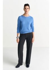 Rich & Royal Sweter w kolorze niebieskim rozmiar: M. Niebieskie swetry Rich & Royal, m, bez wzorów, z wełny, bez ramiączek. Za 279.95 zł.