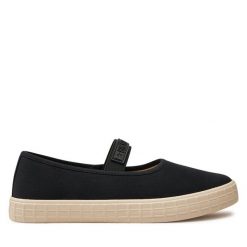 Półbuty Big Star Shoes. Czarne półbuty wsuwane BIG STAR SHOES, bez wzorów, retro, bez obcasa, na płaskiej podeszwie. Za 69.99 zł.