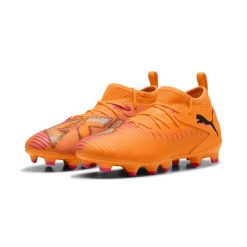 Młodzieżowe buty piłkarskie FUTURE 8 MATCH FG/AG PUMA. Brązowa buty do biegania Puma, bez wzorów, bez zapięcia, do biegania. W wyprzedaży za 214.00 zł.