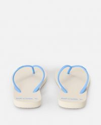 Japonki damskie Rip Curl Bondi Bloom. Niebieskie japonki Rip Curl, bez wzorów, z materiału, sportowe. Za 69.99 zł.