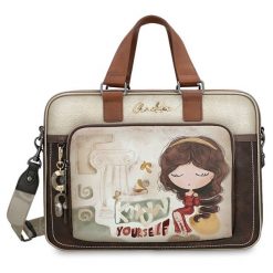 Brązowa Damska Torba Na Laptopa Anekke. Brązowe torby na laptopa Anekke, bez wzorów. Za 499.00 zł.