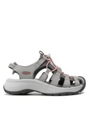 Keen Sandały Astoria West Sandal 1023589 Szary. Szare sandały Keen, bez wzorów, z materiału, bez obcasa, bez zapięcia. Za 379.99 zł.