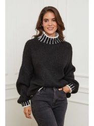 L'armoire de Suzette Golf w kolorze czarnym rozmiar: 38/40. Czarne swetry L'armoire de Suzette, l, bez wzorów, z wełny, klasyczne, bez ramiączek. Za 210.32 zł.