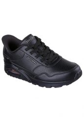 Buty sportowe damskie Skechers Uno Banksia Luxe. Czarne buty treningowe Skechers, bez wzorów, z materiału, bez zapięcia. Za 490.00 zł.