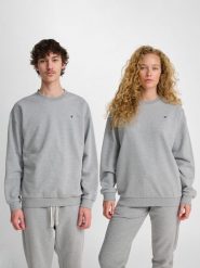 Bluza Hummel Bee. Szare bluzy z kapturem Hummel, m, bez wzorów, z bawełny, bez kaptura, na fitness i siłownię. Za 211.75 zł.